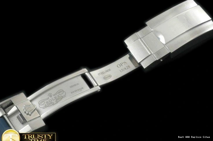 Good Copy Rolex Watches – Insignia Strap 18 with Clasp 20 Rubber Dark ROLACC021C Blue 1031